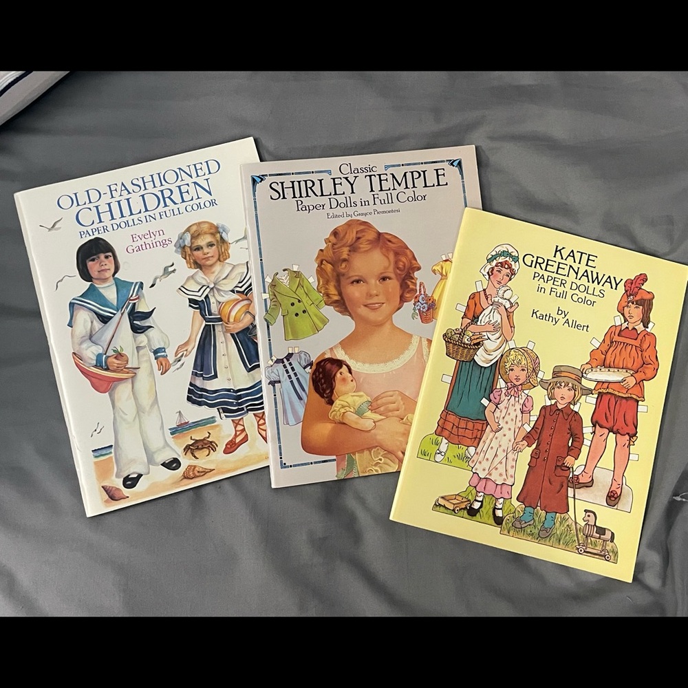 Vintage 1980’s Paper doll book lot